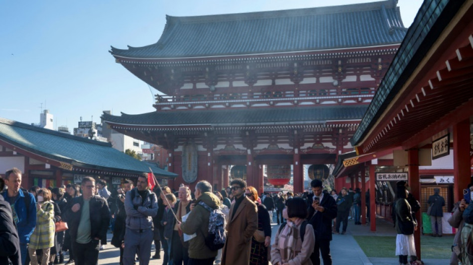 Japon: affluence record de touristes étrangers en 2024, dopée par un yen faible