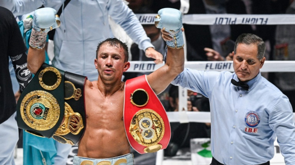 Boxe: Golovkin bat Murata et unifie les ceintures IBF et WBA des moyens