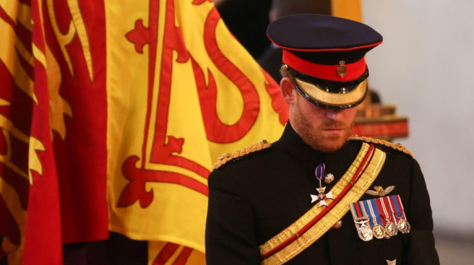 Queen Elizabeth's grandchildren mount vigil around coffin