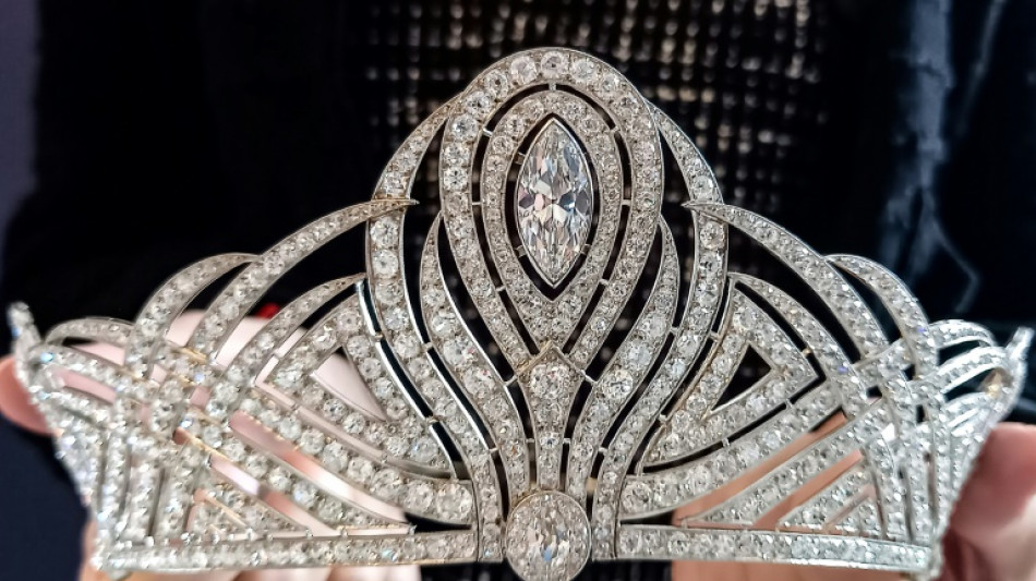 Coronation tiara crowns Geneva jewels auction