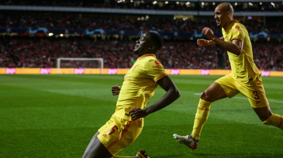 C1: Liverpool s'impose (3-1) face à Benfica à Lisbonne en quart aller